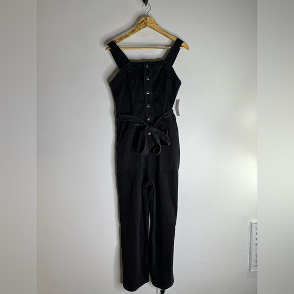 Oat New York Pants & Jumpsuits Oat 8 Black Denim Jumpsuit New Cp2